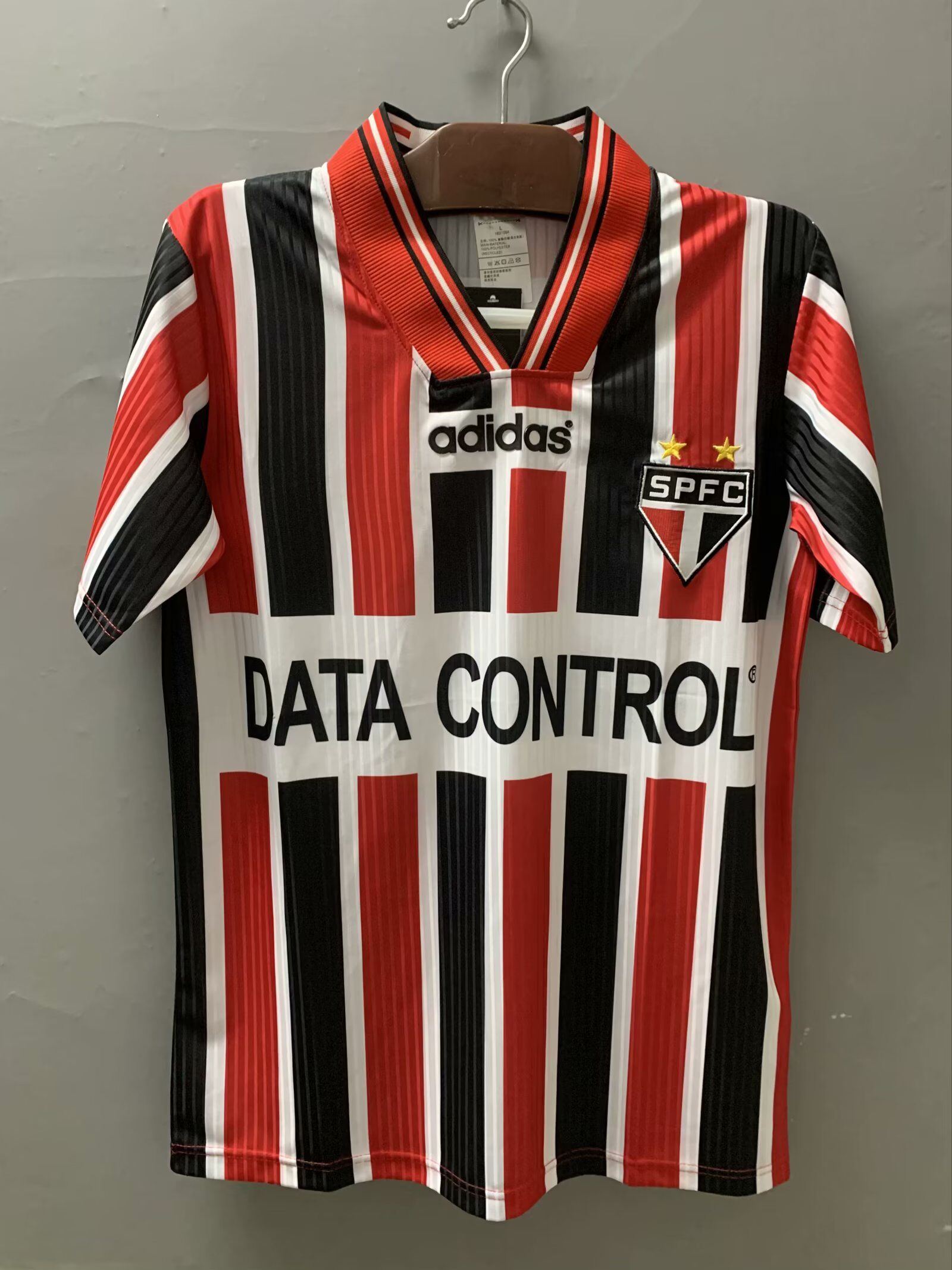 AAA Quality Sao Paulo 1997 Away Black/Red Soccer Jersey